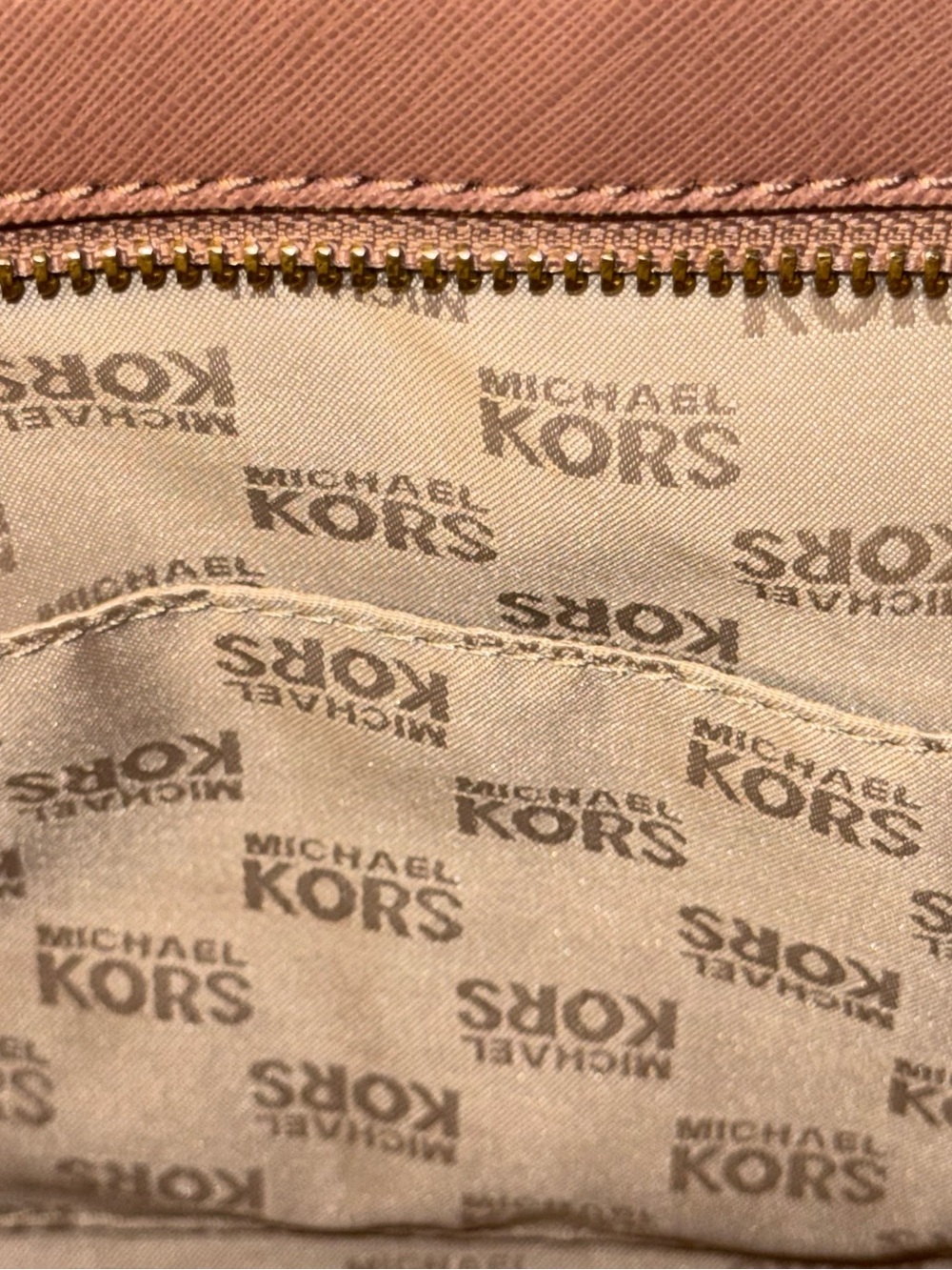 Michael Kors Tina Blossom Satchel Crossbody Bag Purse Saffiano Leather Large - Picture 13 of 16